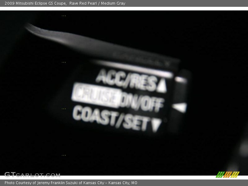 Rave Red Pearl / Medium Gray 2009 Mitsubishi Eclipse GS Coupe