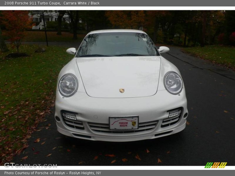 Carrara White / Black 2008 Porsche 911 Turbo Coupe