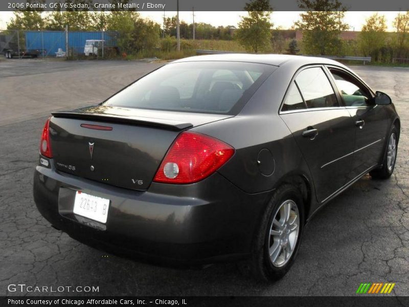 Granite Metallic / Ebony 2006 Pontiac G6 V6 Sedan