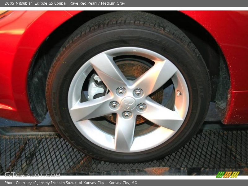 Rave Red Pearl / Medium Gray 2009 Mitsubishi Eclipse GS Coupe