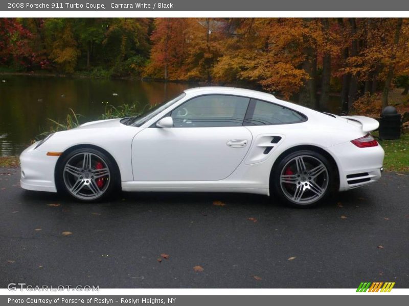 Carrara White / Black 2008 Porsche 911 Turbo Coupe