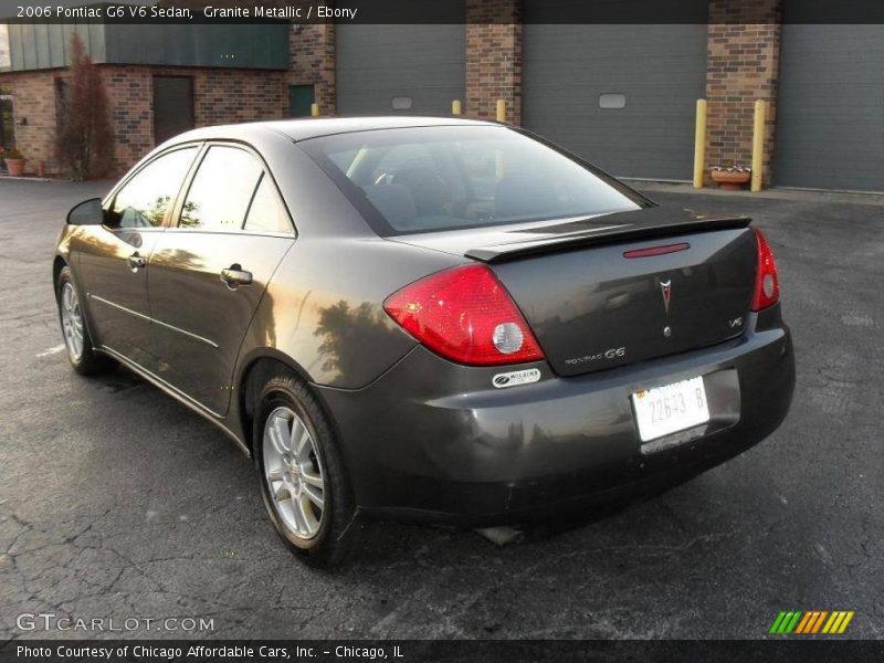 Granite Metallic / Ebony 2006 Pontiac G6 V6 Sedan