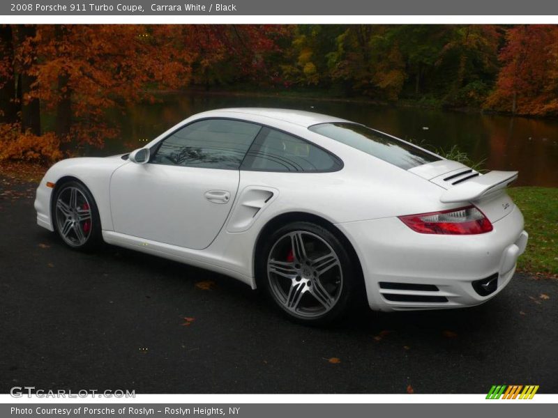 Carrara White / Black 2008 Porsche 911 Turbo Coupe