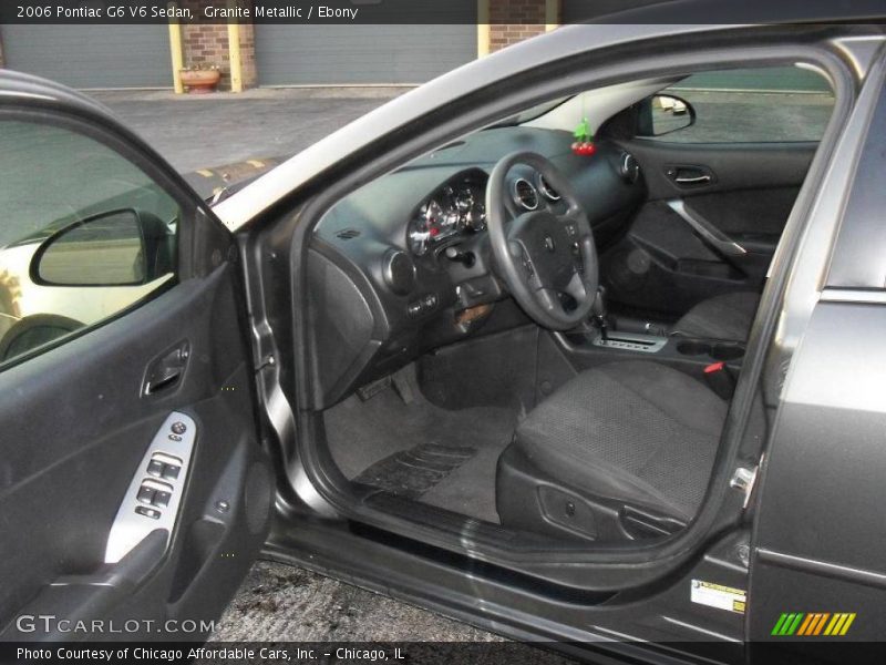 Granite Metallic / Ebony 2006 Pontiac G6 V6 Sedan