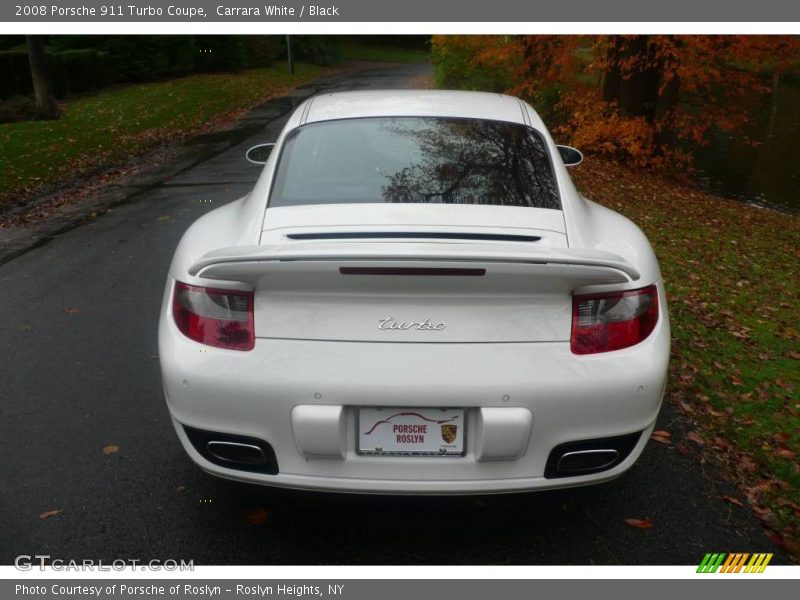 Carrara White / Black 2008 Porsche 911 Turbo Coupe
