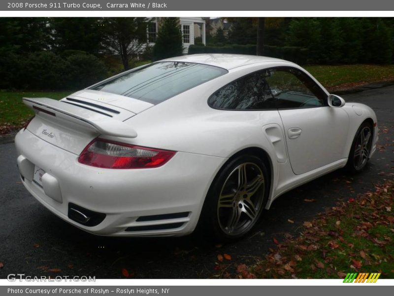 Carrara White / Black 2008 Porsche 911 Turbo Coupe
