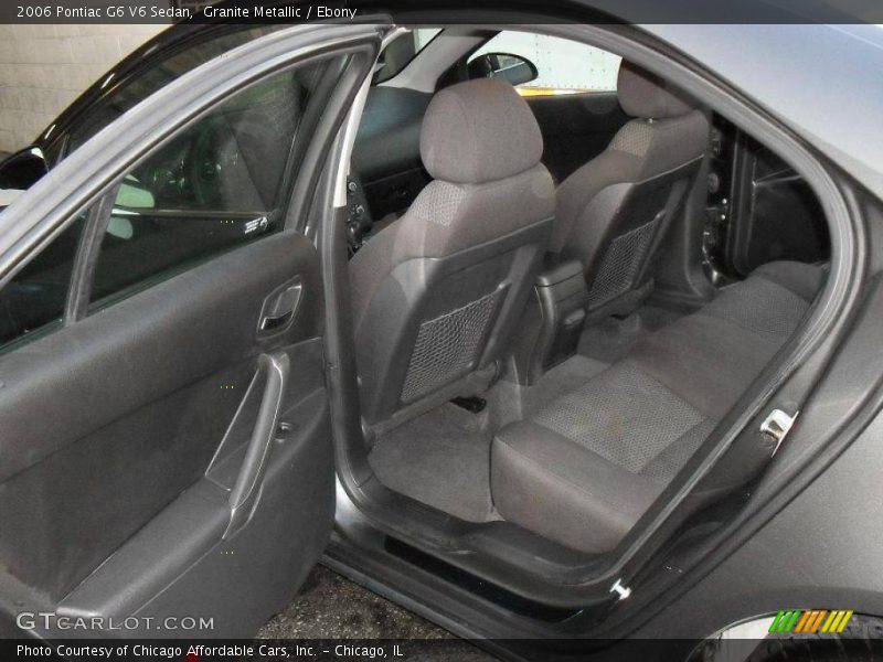 Granite Metallic / Ebony 2006 Pontiac G6 V6 Sedan