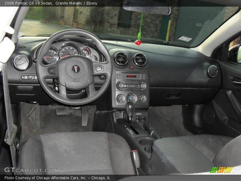 Granite Metallic / Ebony 2006 Pontiac G6 V6 Sedan