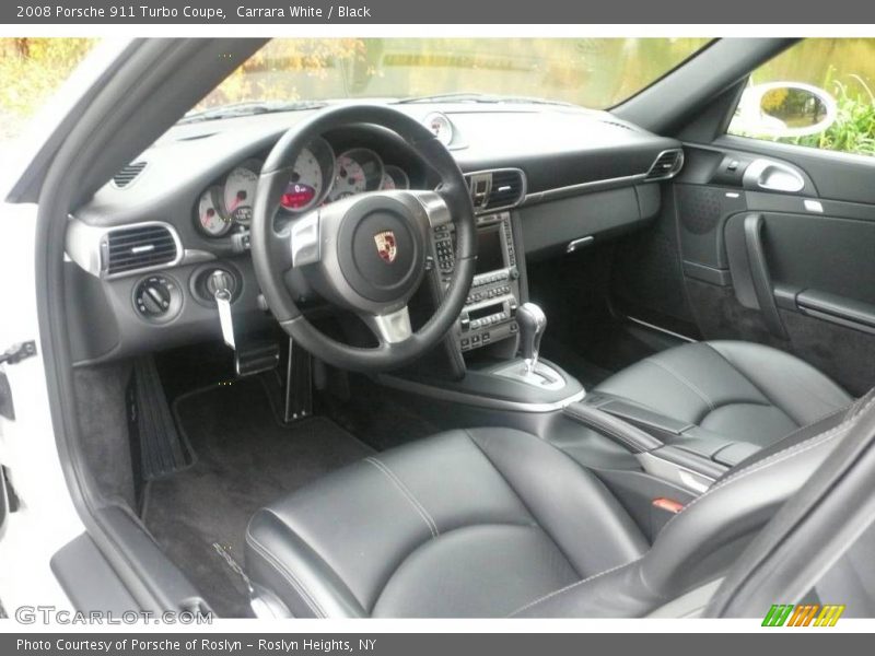 Carrara White / Black 2008 Porsche 911 Turbo Coupe