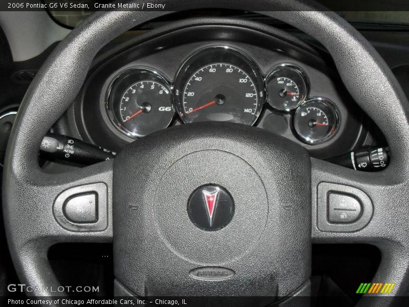 Granite Metallic / Ebony 2006 Pontiac G6 V6 Sedan
