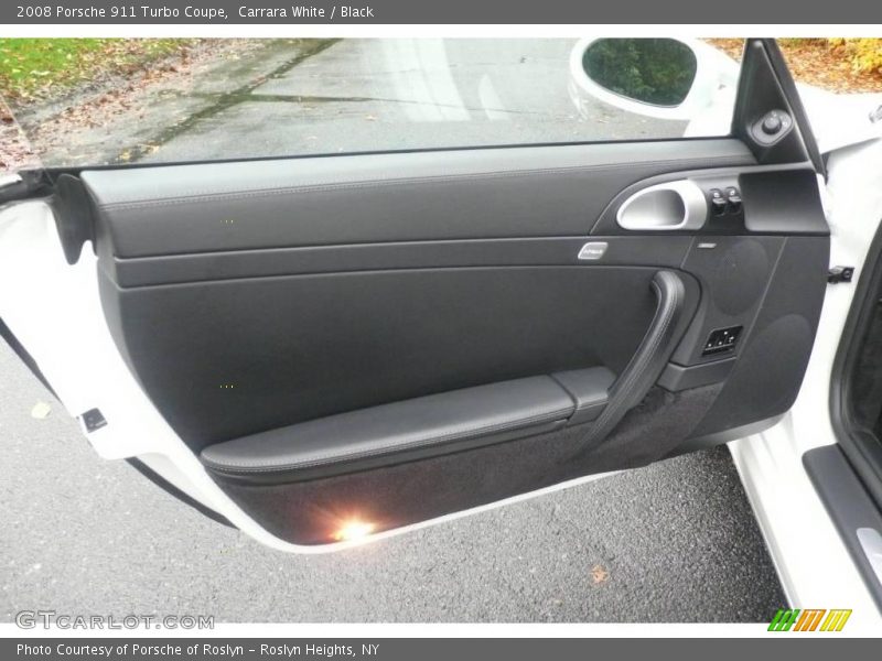 Carrara White / Black 2008 Porsche 911 Turbo Coupe