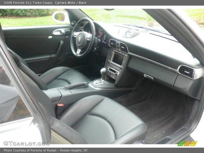 Carrara White / Black 2008 Porsche 911 Turbo Coupe