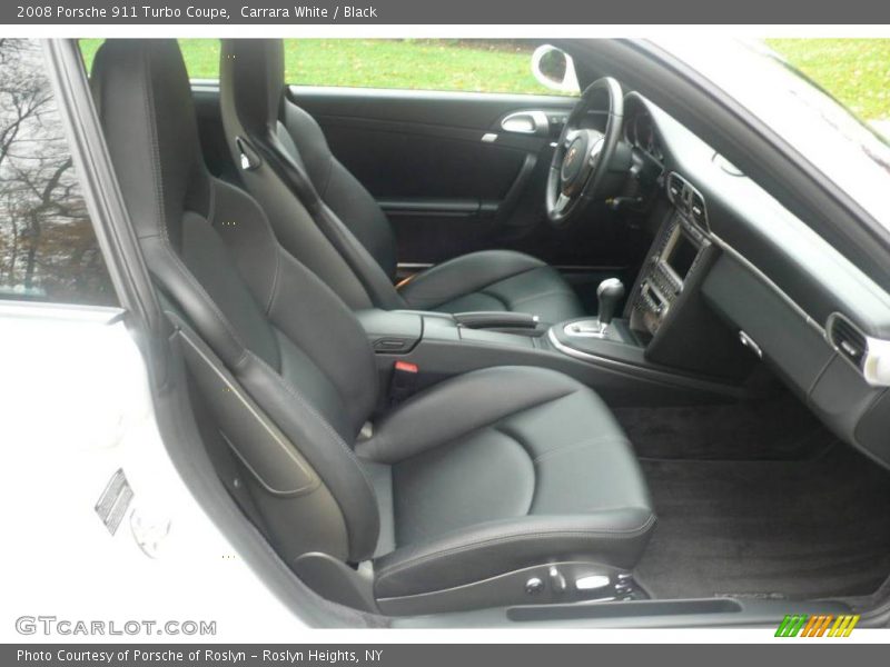 Carrara White / Black 2008 Porsche 911 Turbo Coupe