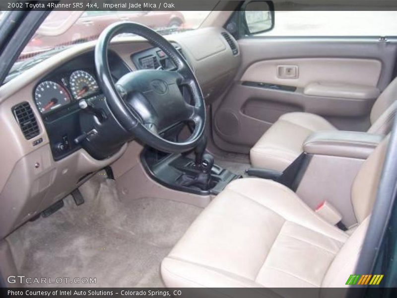 Imperial Jade Mica / Oak 2002 Toyota 4Runner SR5 4x4
