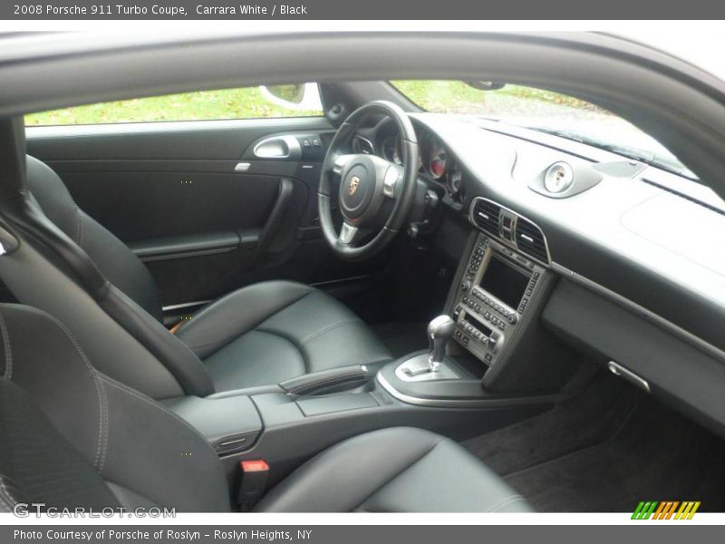 Carrara White / Black 2008 Porsche 911 Turbo Coupe