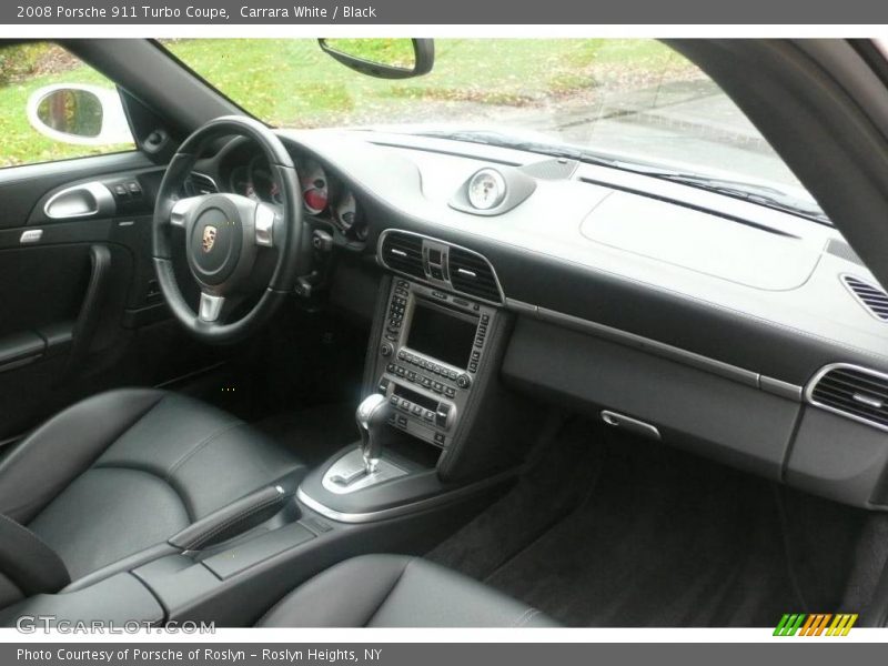 Carrara White / Black 2008 Porsche 911 Turbo Coupe
