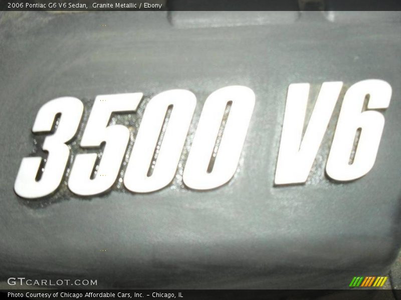 Granite Metallic / Ebony 2006 Pontiac G6 V6 Sedan