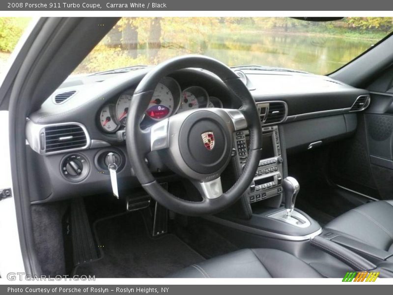 Carrara White / Black 2008 Porsche 911 Turbo Coupe