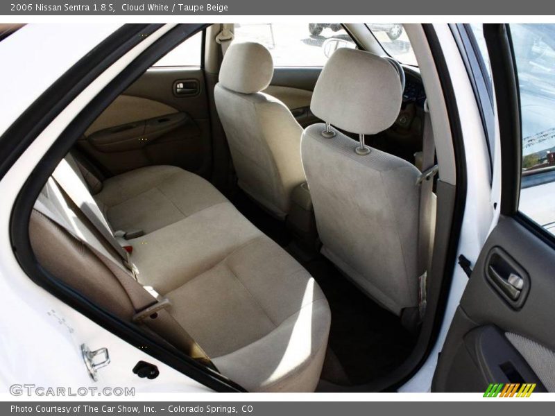 Cloud White / Taupe Beige 2006 Nissan Sentra 1.8 S