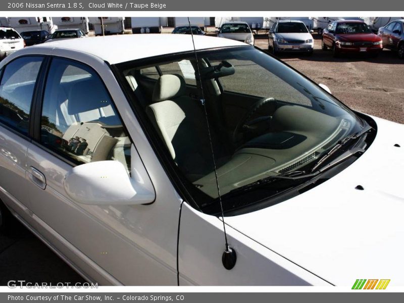 Cloud White / Taupe Beige 2006 Nissan Sentra 1.8 S