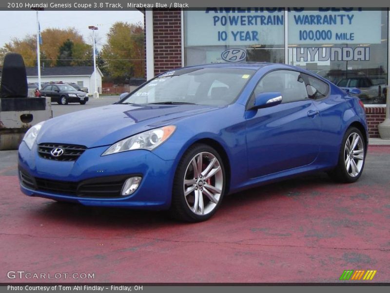 Mirabeau Blue / Black 2010 Hyundai Genesis Coupe 3.8 Track