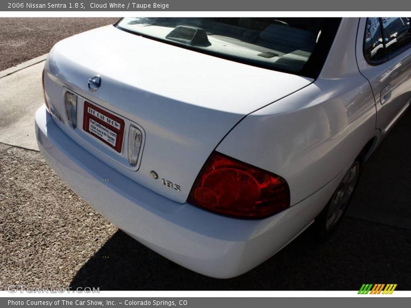 Cloud White / Taupe Beige 2006 Nissan Sentra 1.8 S