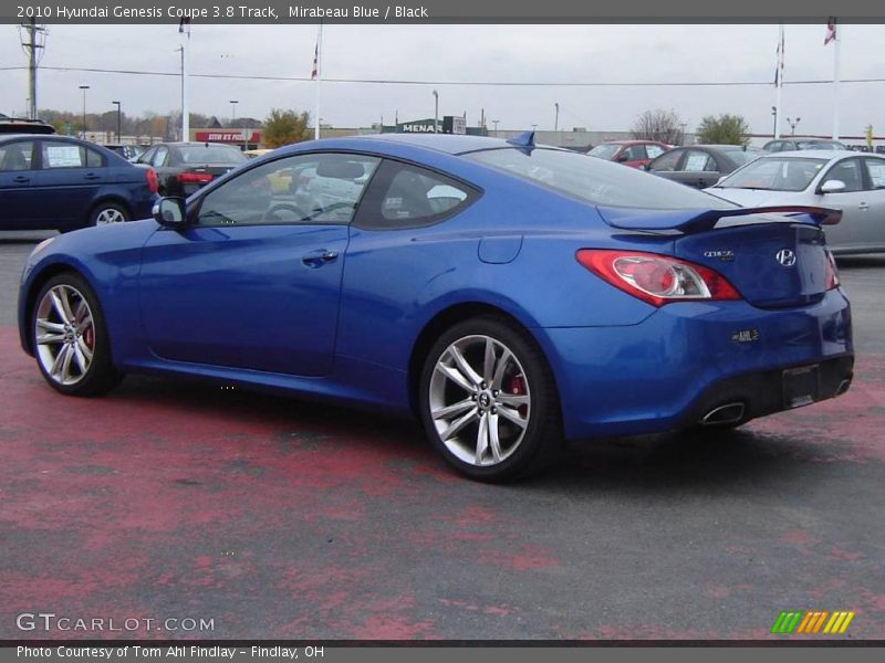 Mirabeau Blue / Black 2010 Hyundai Genesis Coupe 3.8 Track