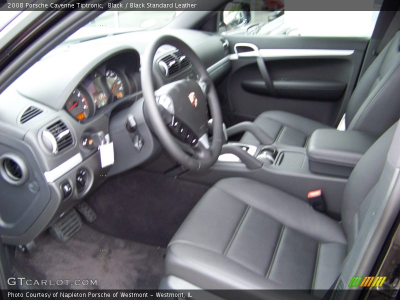 Black / Black Standard Leather 2008 Porsche Cayenne Tiptronic