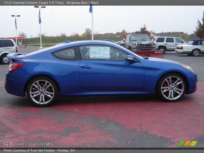 Mirabeau Blue / Black 2010 Hyundai Genesis Coupe 3.8 Track