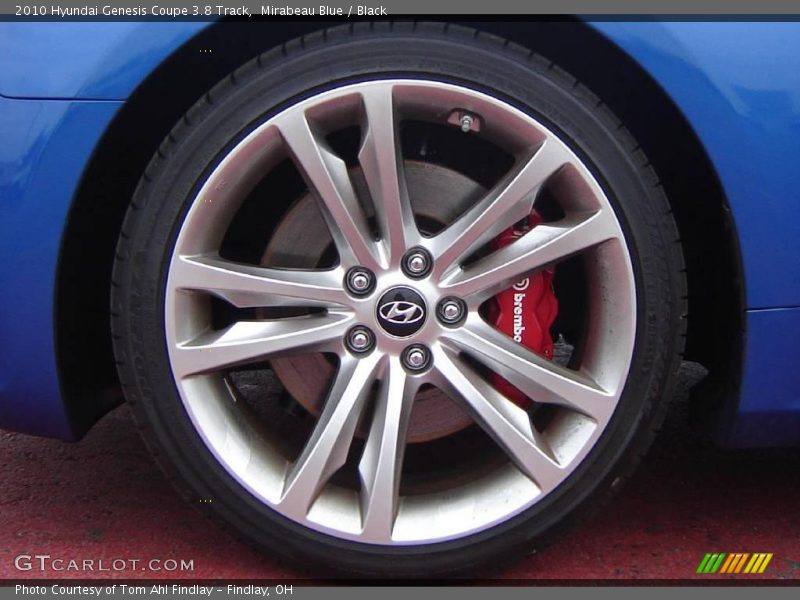 Mirabeau Blue / Black 2010 Hyundai Genesis Coupe 3.8 Track