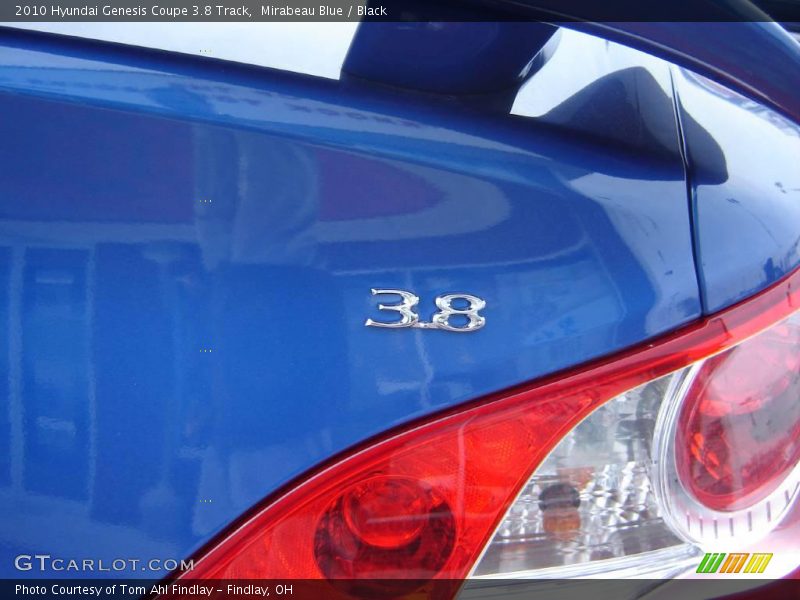 Mirabeau Blue / Black 2010 Hyundai Genesis Coupe 3.8 Track