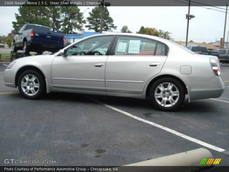 Sheer Silver Metallic / Charcoal 2006 Nissan Altima 2.5 S