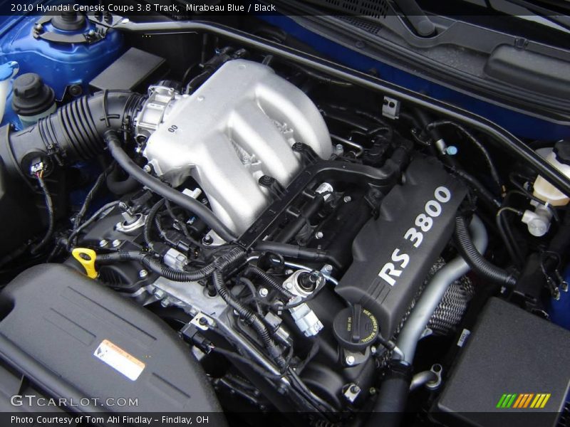 Mirabeau Blue / Black 2010 Hyundai Genesis Coupe 3.8 Track