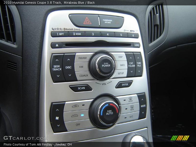 Mirabeau Blue / Black 2010 Hyundai Genesis Coupe 3.8 Track