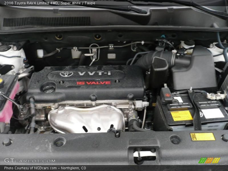 Super White / Taupe 2008 Toyota RAV4 Limited 4WD