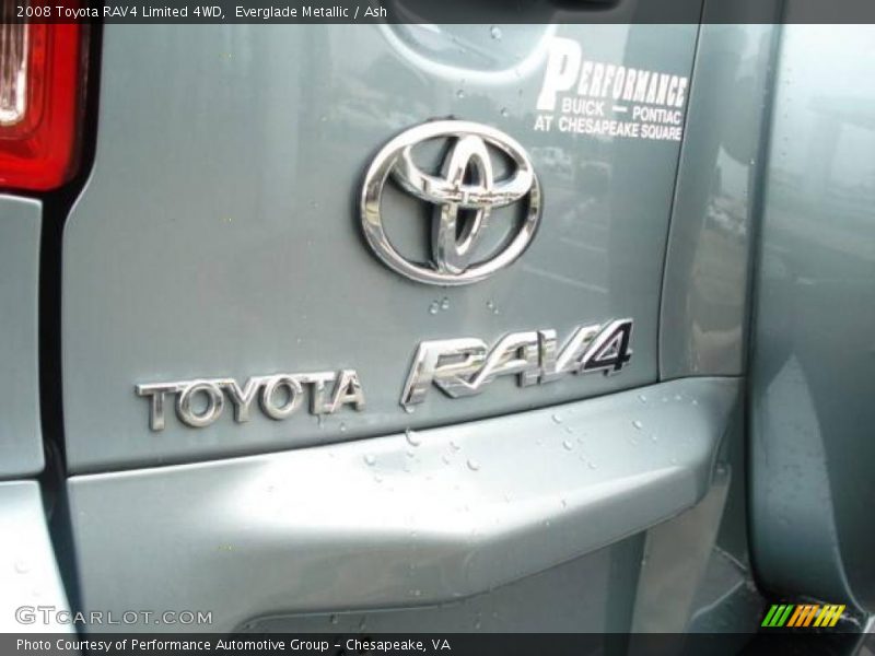Everglade Metallic / Ash 2008 Toyota RAV4 Limited 4WD
