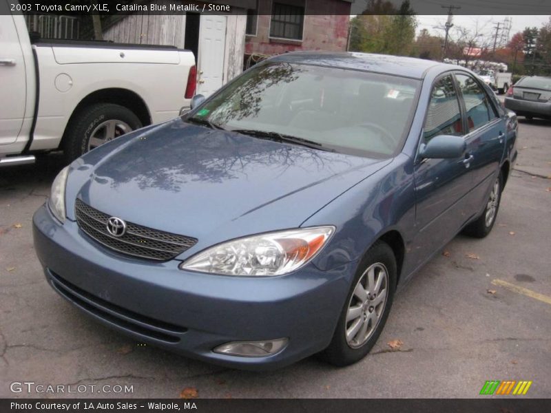 Catalina Blue Metallic / Stone 2003 Toyota Camry XLE