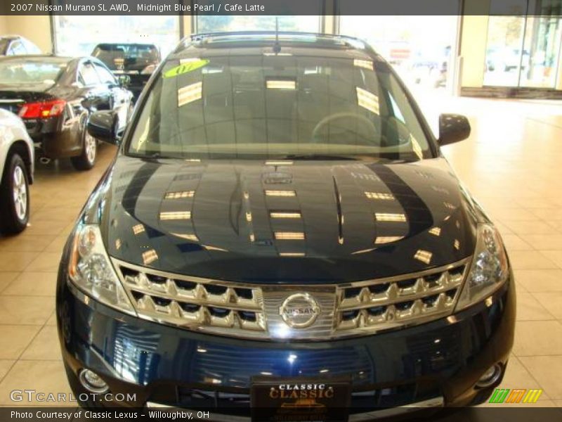 Midnight Blue Pearl / Cafe Latte 2007 Nissan Murano SL AWD