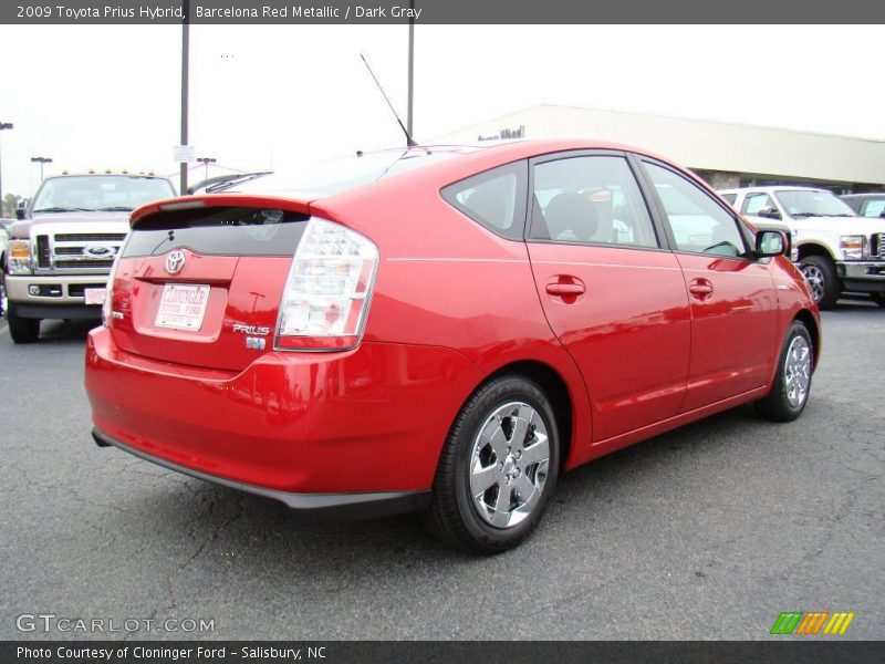 Barcelona Red Metallic / Dark Gray 2009 Toyota Prius Hybrid