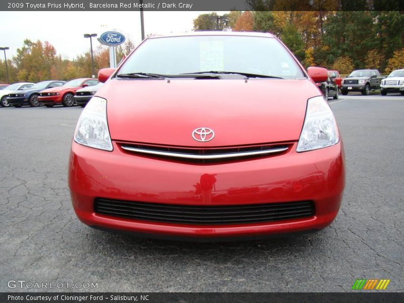 Barcelona Red Metallic / Dark Gray 2009 Toyota Prius Hybrid