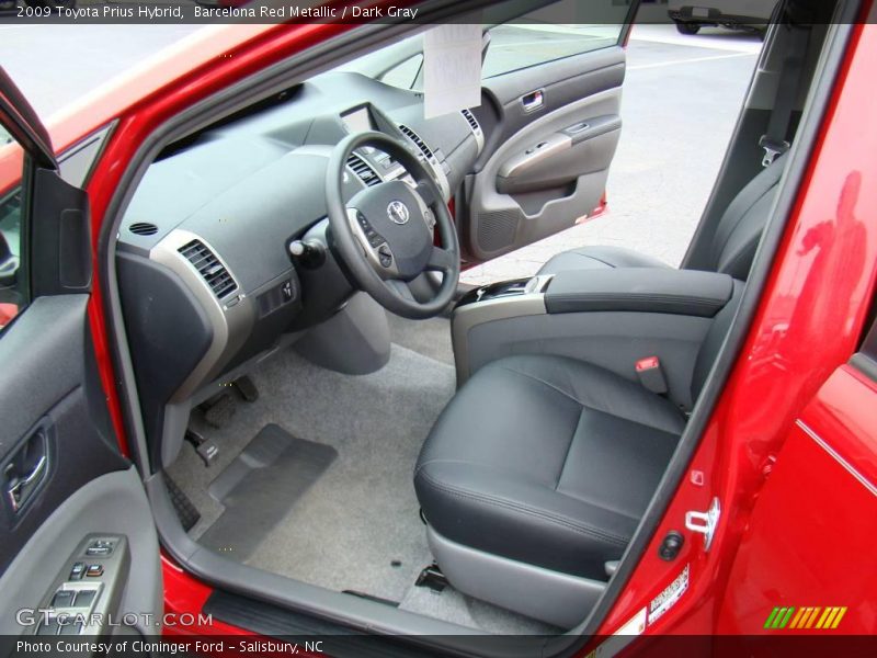 Barcelona Red Metallic / Dark Gray 2009 Toyota Prius Hybrid