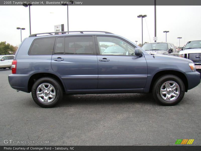 Bluestone Metallic / Ivory 2005 Toyota Highlander I4