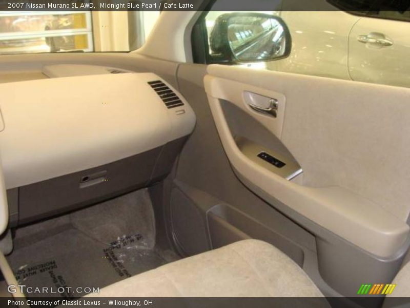 Midnight Blue Pearl / Cafe Latte 2007 Nissan Murano SL AWD