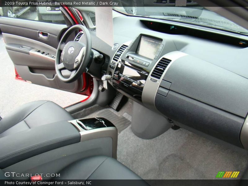 Barcelona Red Metallic / Dark Gray 2009 Toyota Prius Hybrid
