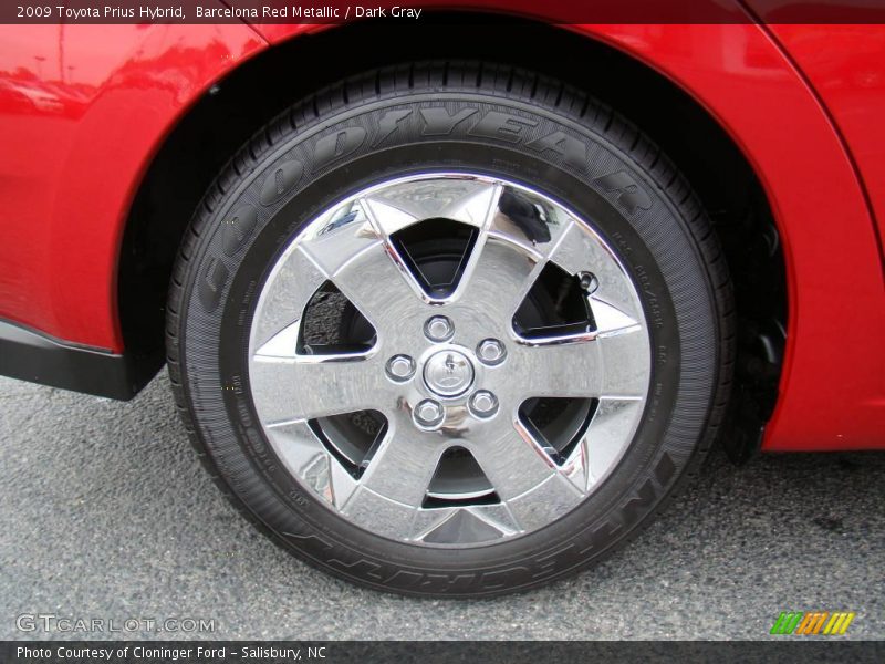 Barcelona Red Metallic / Dark Gray 2009 Toyota Prius Hybrid