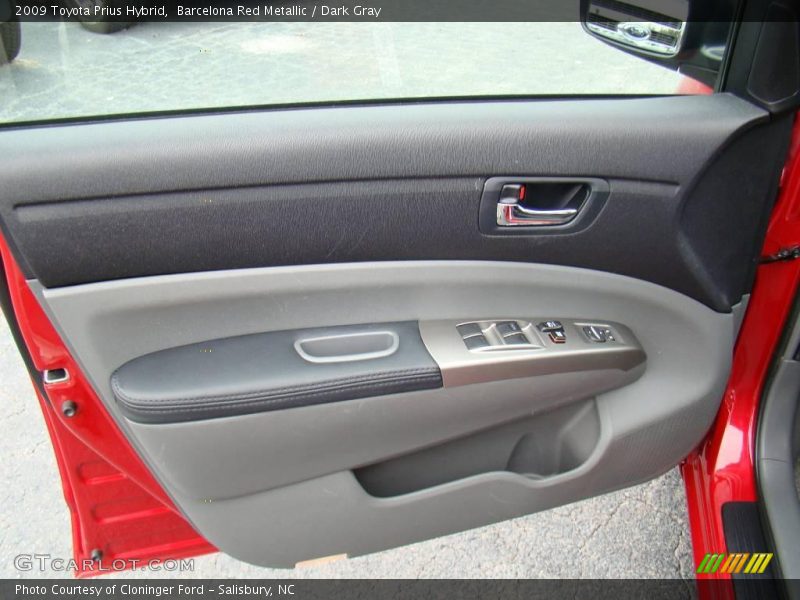 Barcelona Red Metallic / Dark Gray 2009 Toyota Prius Hybrid