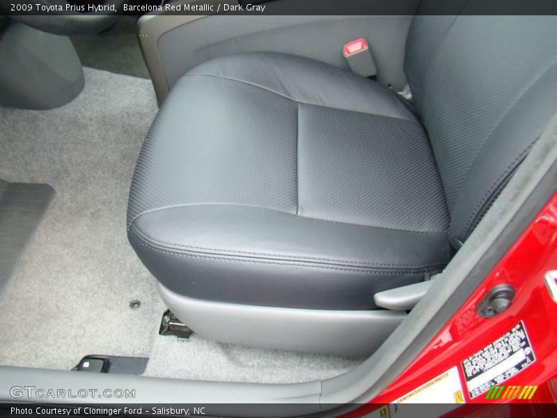 Barcelona Red Metallic / Dark Gray 2009 Toyota Prius Hybrid