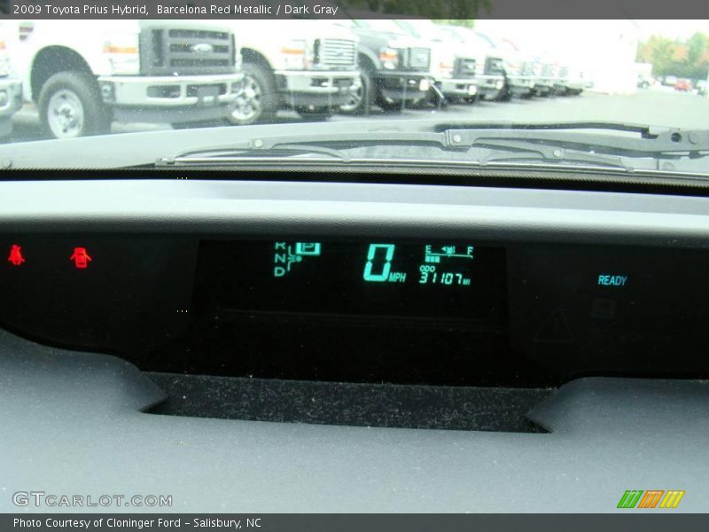 Barcelona Red Metallic / Dark Gray 2009 Toyota Prius Hybrid