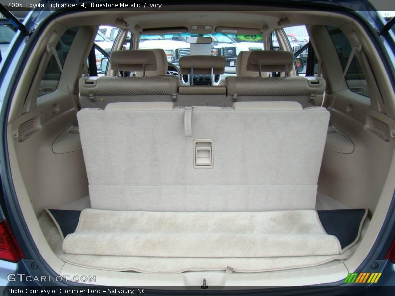 Bluestone Metallic / Ivory 2005 Toyota Highlander I4