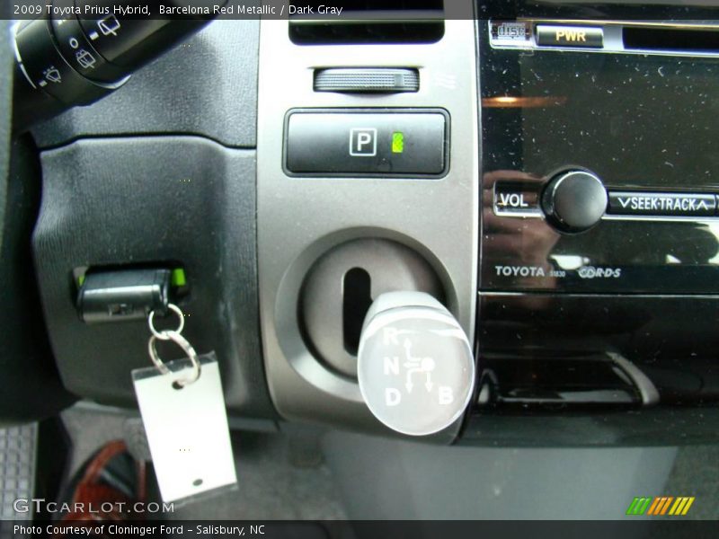 Barcelona Red Metallic / Dark Gray 2009 Toyota Prius Hybrid